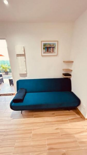 Bungalow bleu 2 personnes Sainte-Anne plage